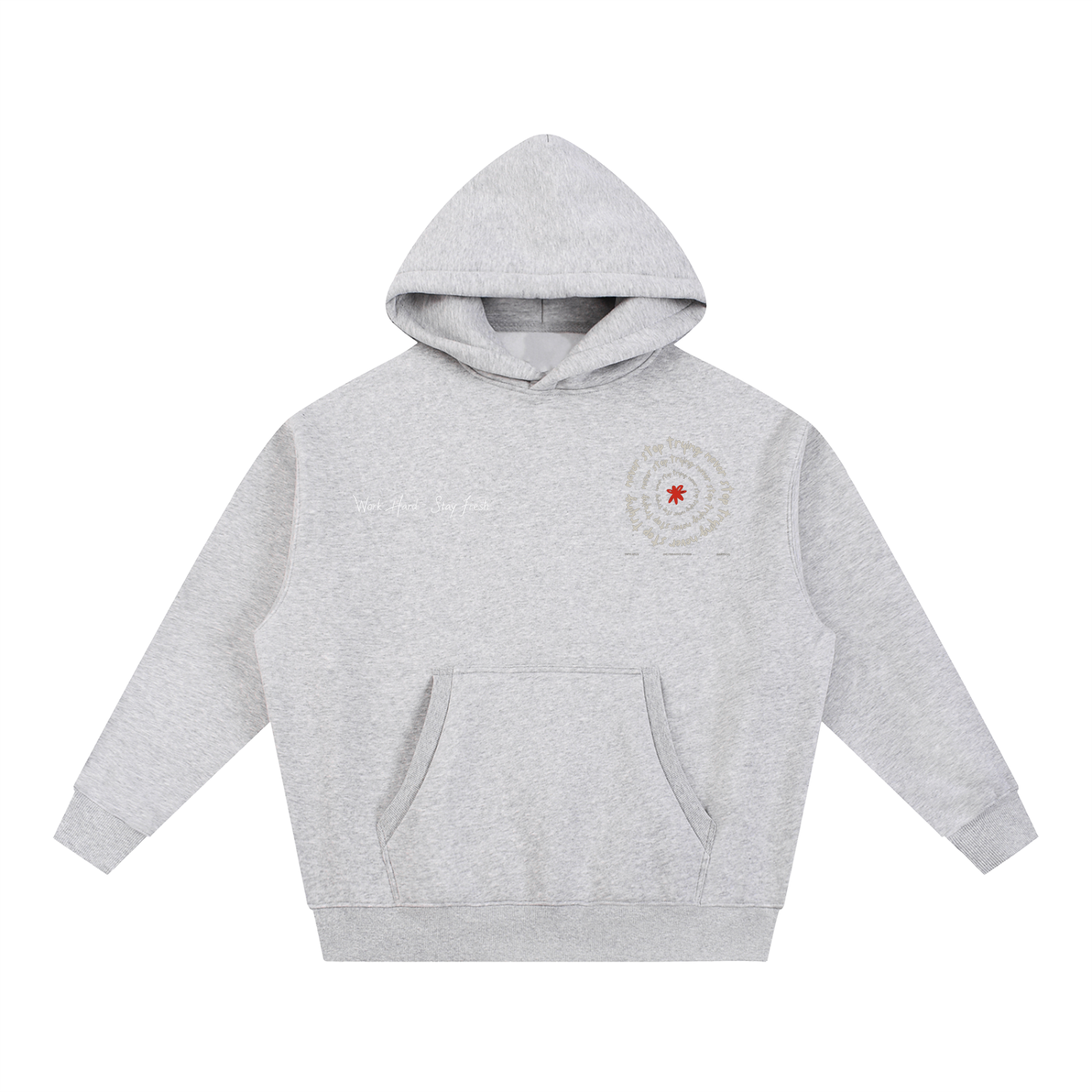 Essential Oversized Boxy Fit Fleece Hoodie