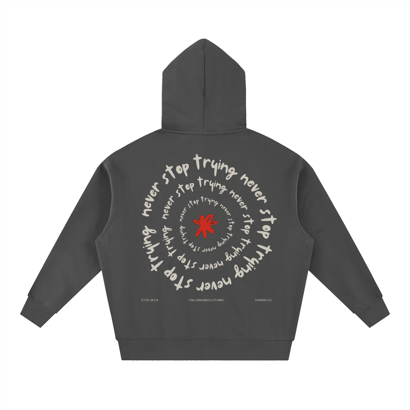 Essential Oversized Boxy Fit Fleece Hoodie